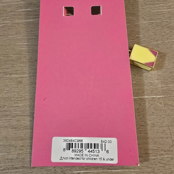 Betsey Johnson Dangle Crayon Earrings - Picture 2 of 3